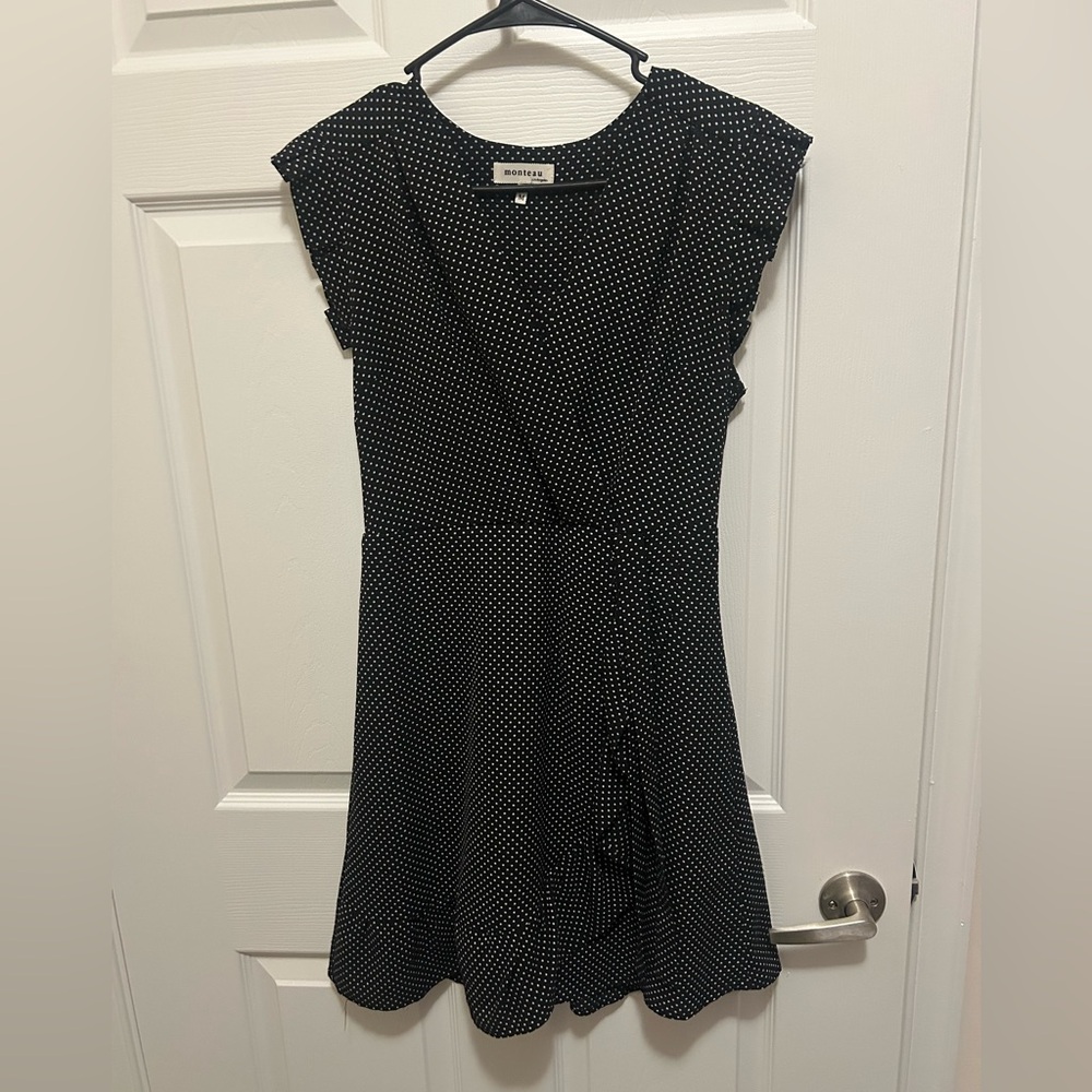 Polka dot mini dress
